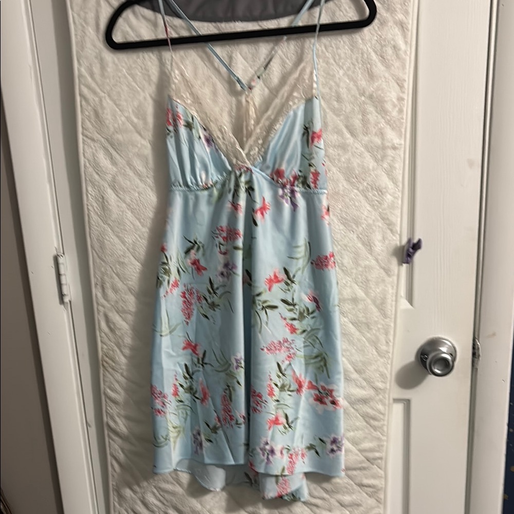 Floral Slip with matching kimono style robe